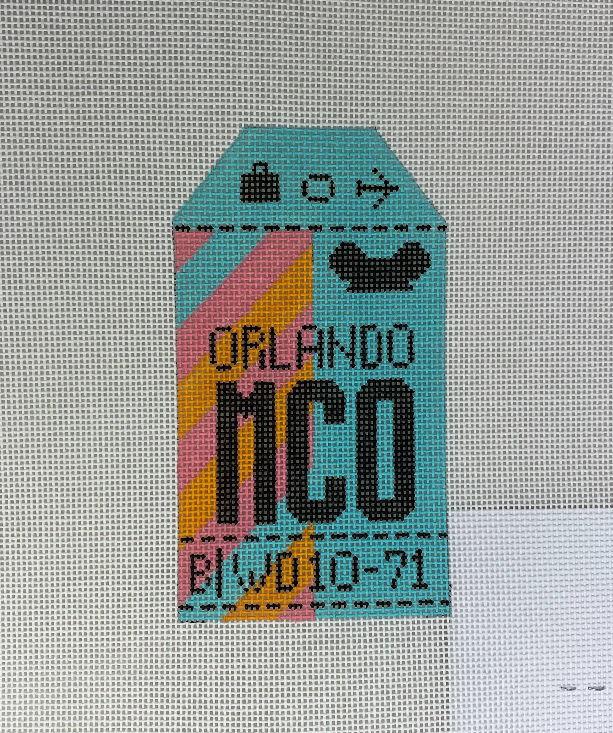 * Hedgehog Needlepoint HH1MCO Orlando