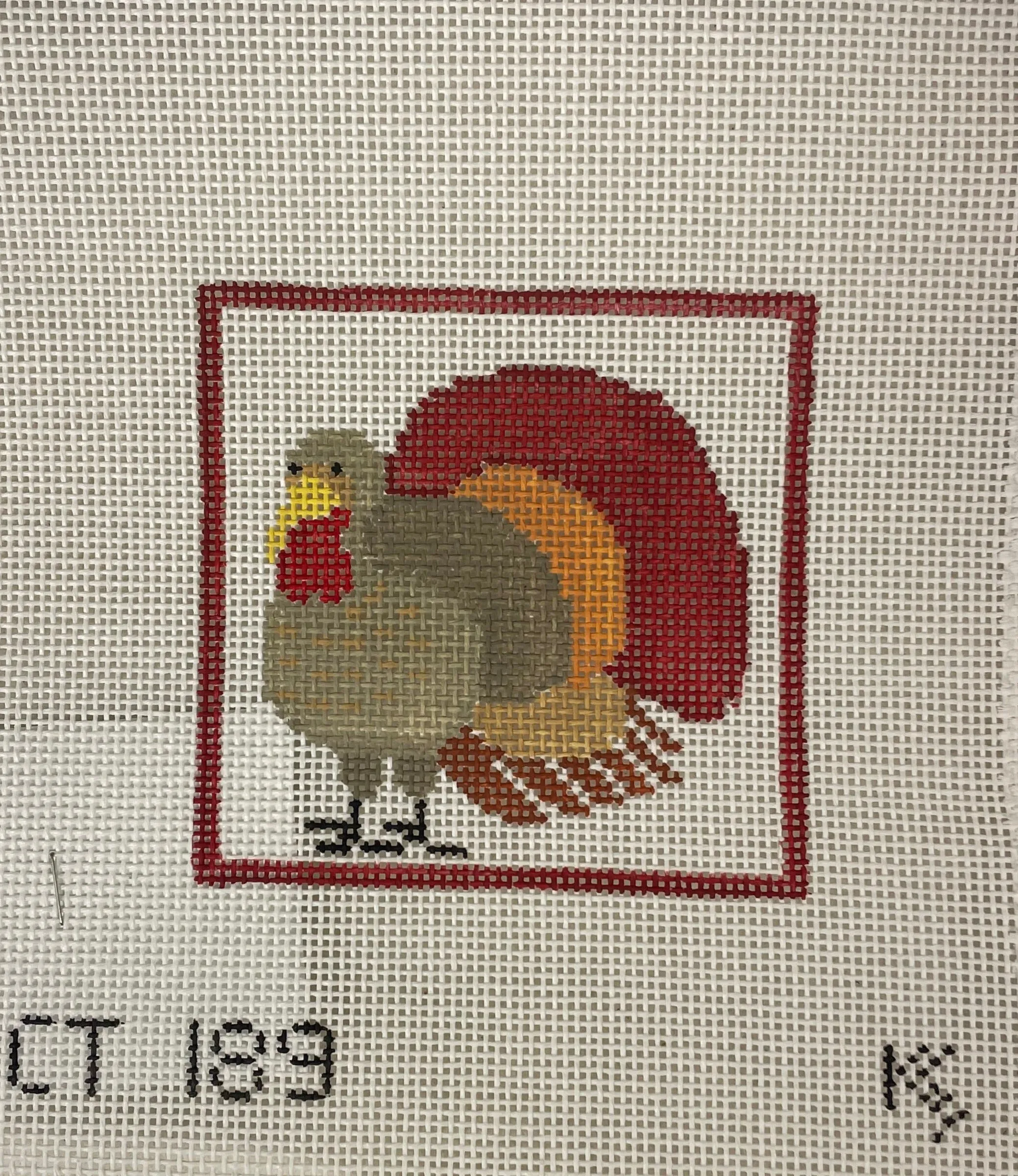 * Kathy Schenkel CT189 Turkey Coaster