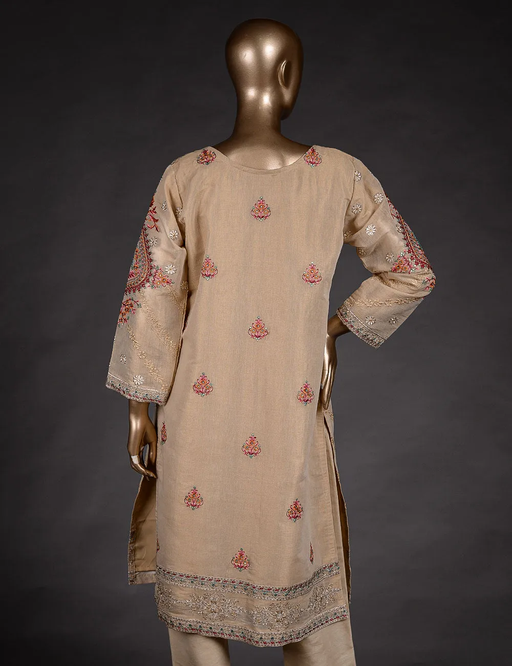 3 Pc Khaddi Lawn Unstitched Embroidered Dress (TP-20)