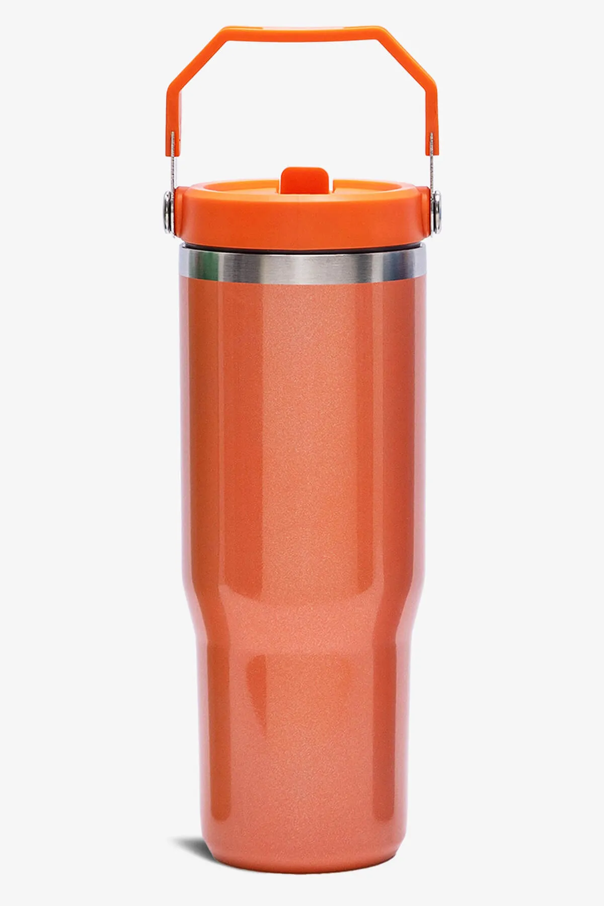 30 oz Pearl Tumbler with Handle and Flip Straw