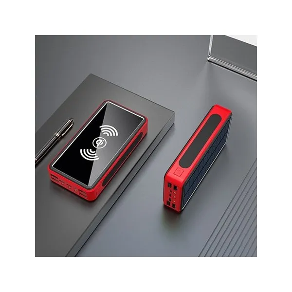 30000 mAh Wireless Solar Power Bank