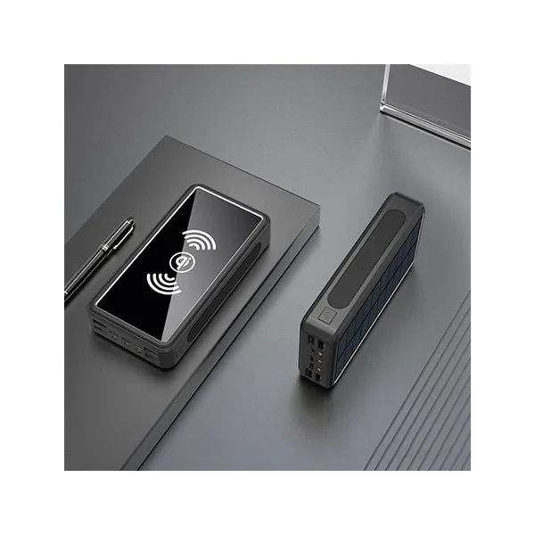 30000 mAh Wireless Solar Power Bank