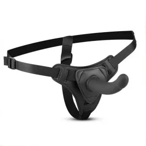 5741M-SIS      Pretty Sissy Boy BDSM Mistress Pegging Strap On Small Silicone Dildo and Soft Harness Set