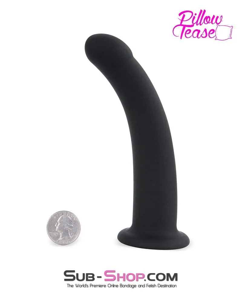 6171M      G Spot Pegger Strap On Silicone Dildo and Soft Harness Set