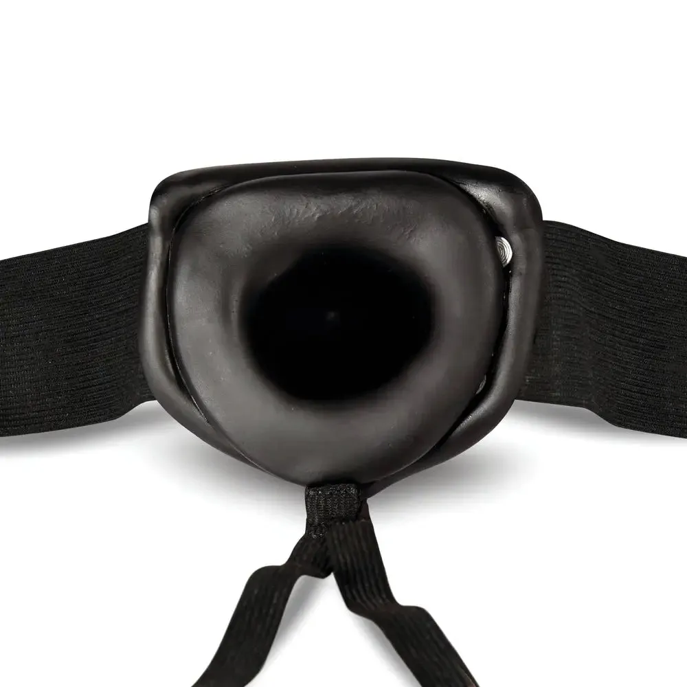 7 Inch Dr. Skin Hollow Strap on Black