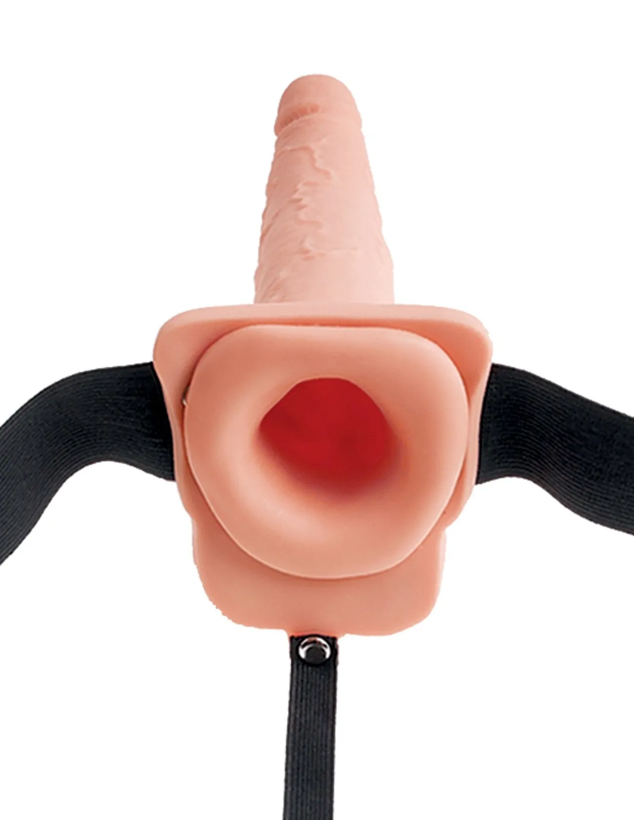 9" Hollow Squirting Strap On