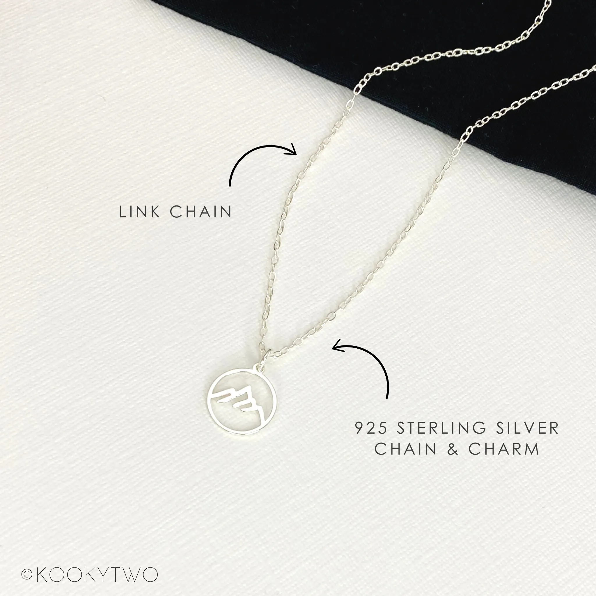 Adventure | Silver Mountain Charm Necklace