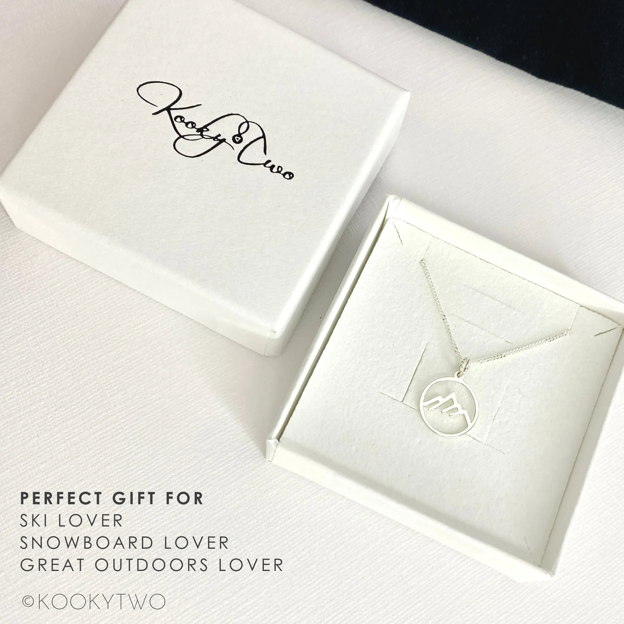 Adventure | Silver Mountain Charm Necklace