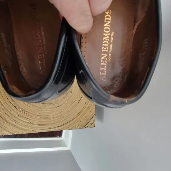 Allen Edmonds Men's Blacl Penny Loafer Leather Size 11