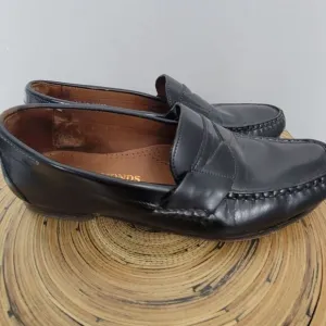 Allen Edmonds Men's Blacl Penny Loafer Leather Size 11