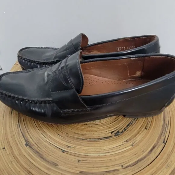 Allen Edmonds Men's Blacl Penny Loafer Leather Size 11