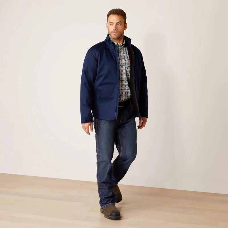Ariat Men's Flame Resistant Basic Waterproof Insulated Jacket Navy - 10052908