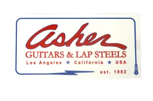 Asher "All Weather" Rectangle Sticker