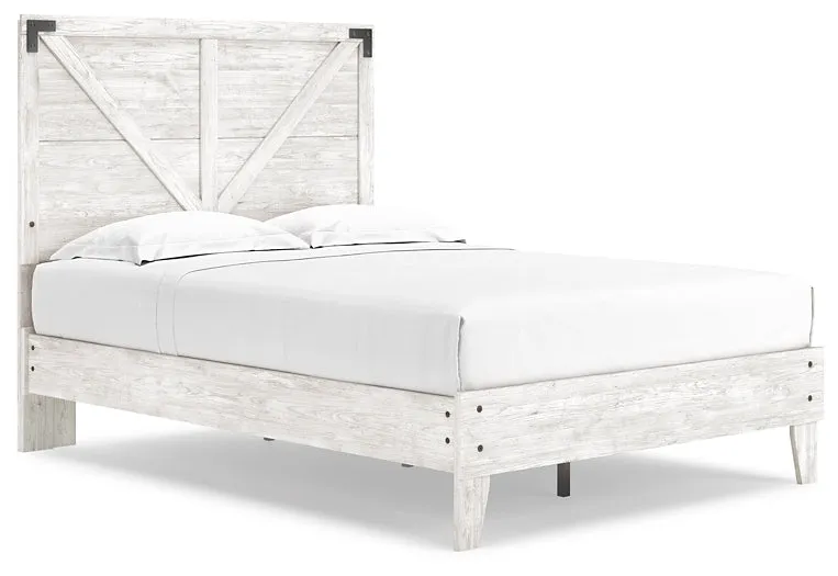 Ashley Express - Shawburn  Crossbuck Panel Platform Bed