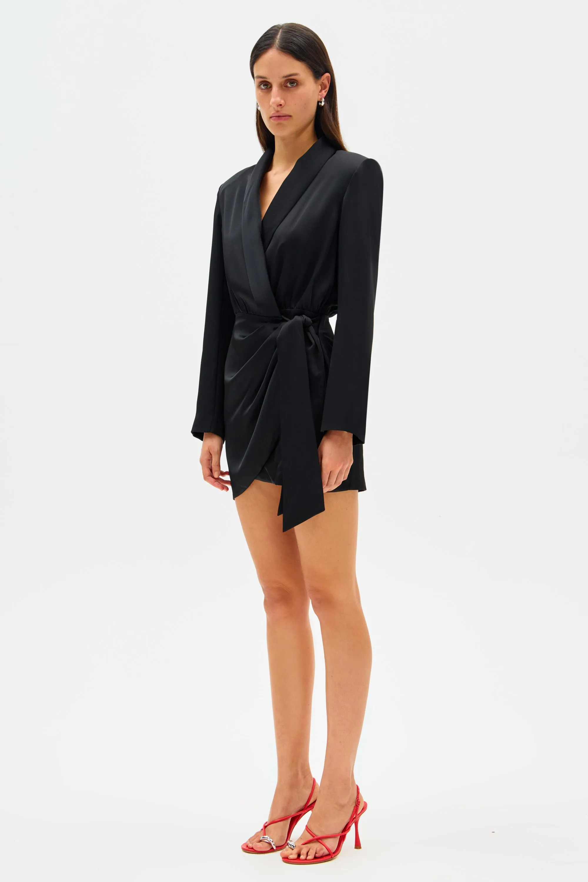 AZERA SATIN MINI DRESS