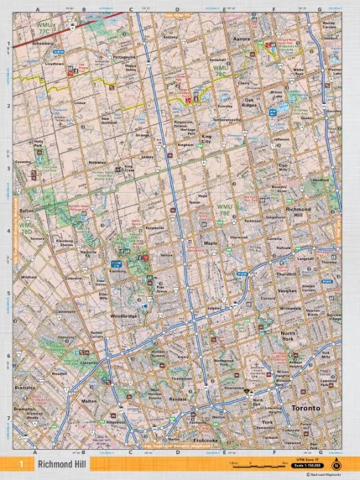 Backroad Mapbooks Cottage Country Ontario - Spiral 6th Edition