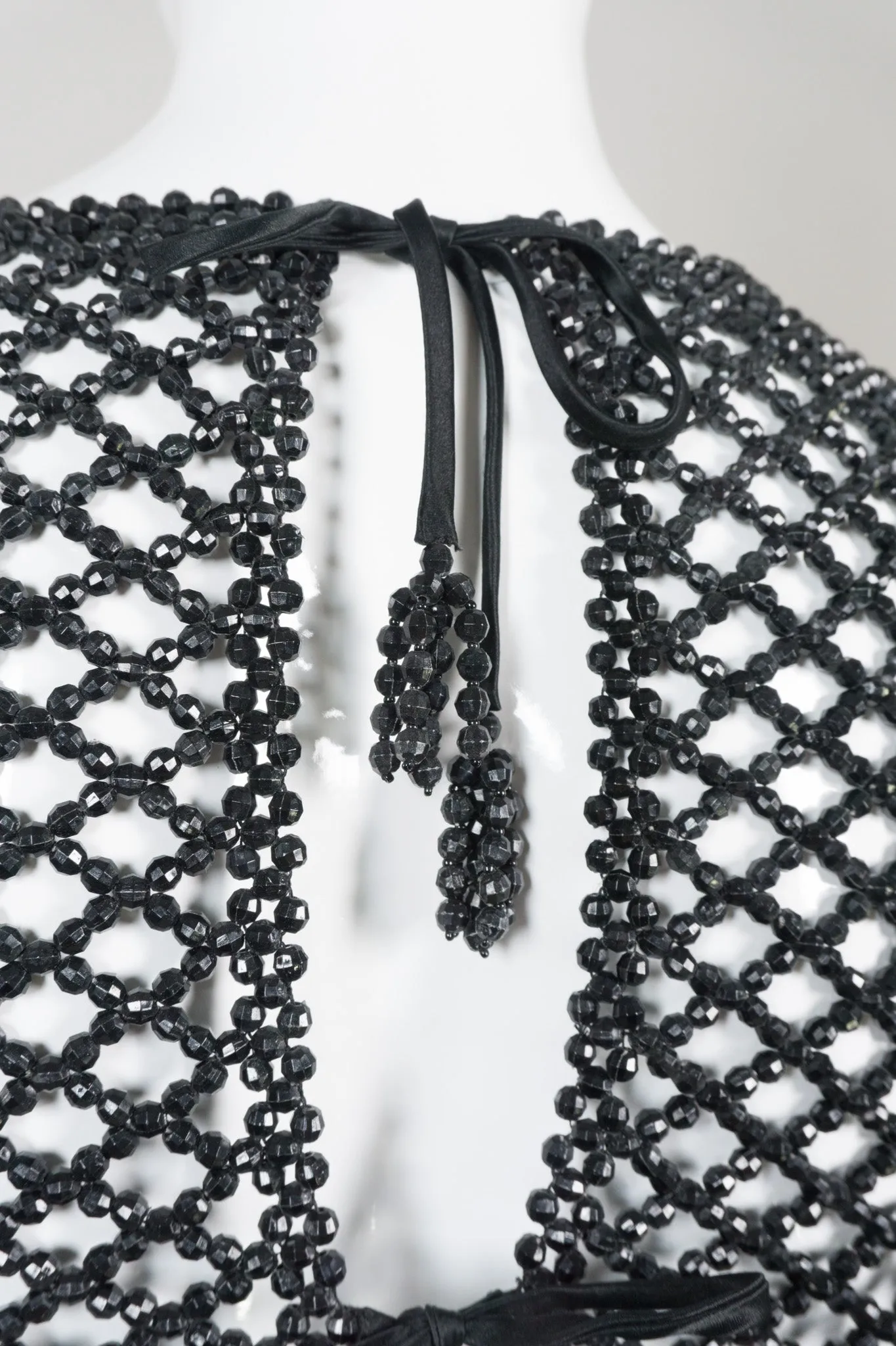 Beaded Mesh Top