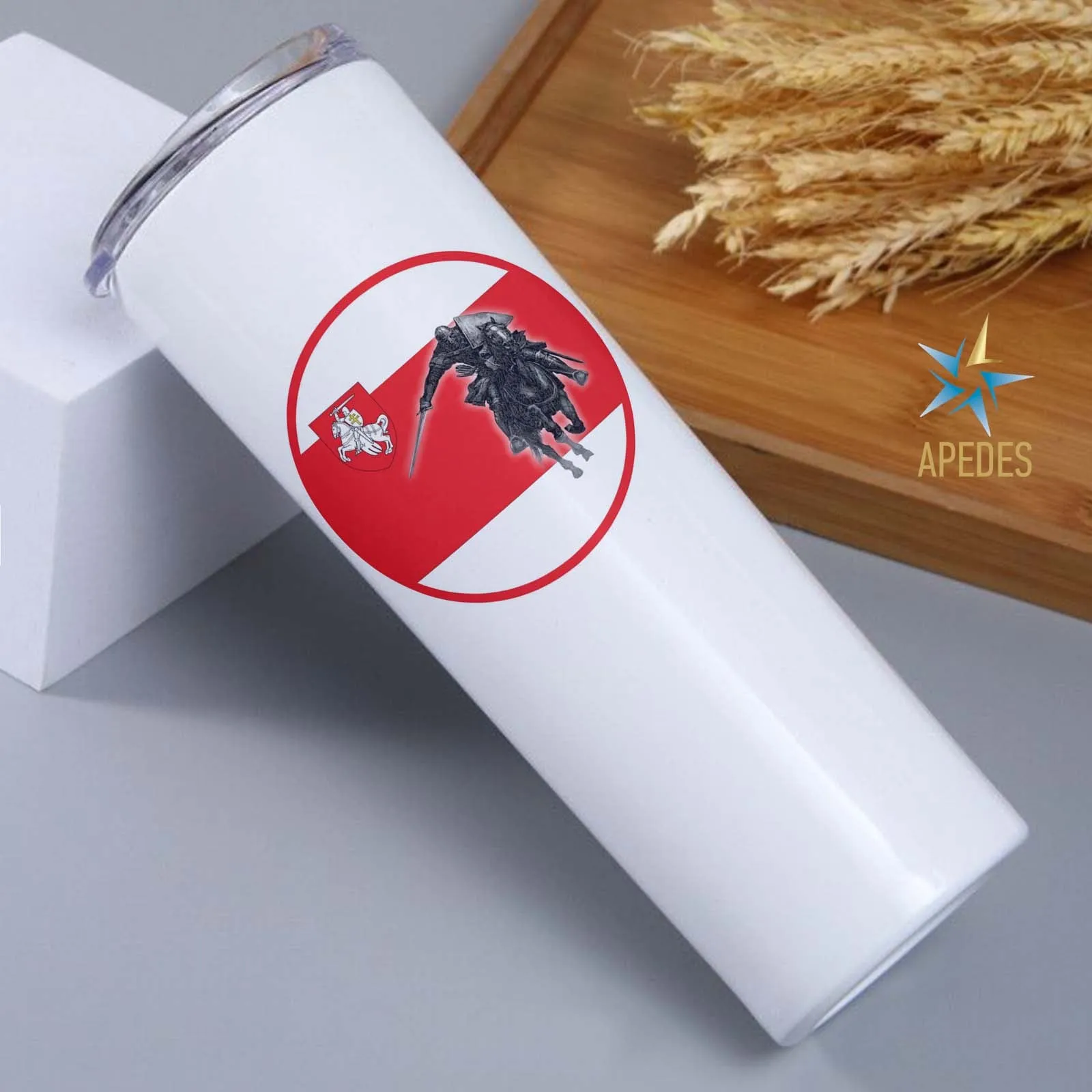 Belarus Pogonya Stainless Steel Skinny Tumbler 20 OZ