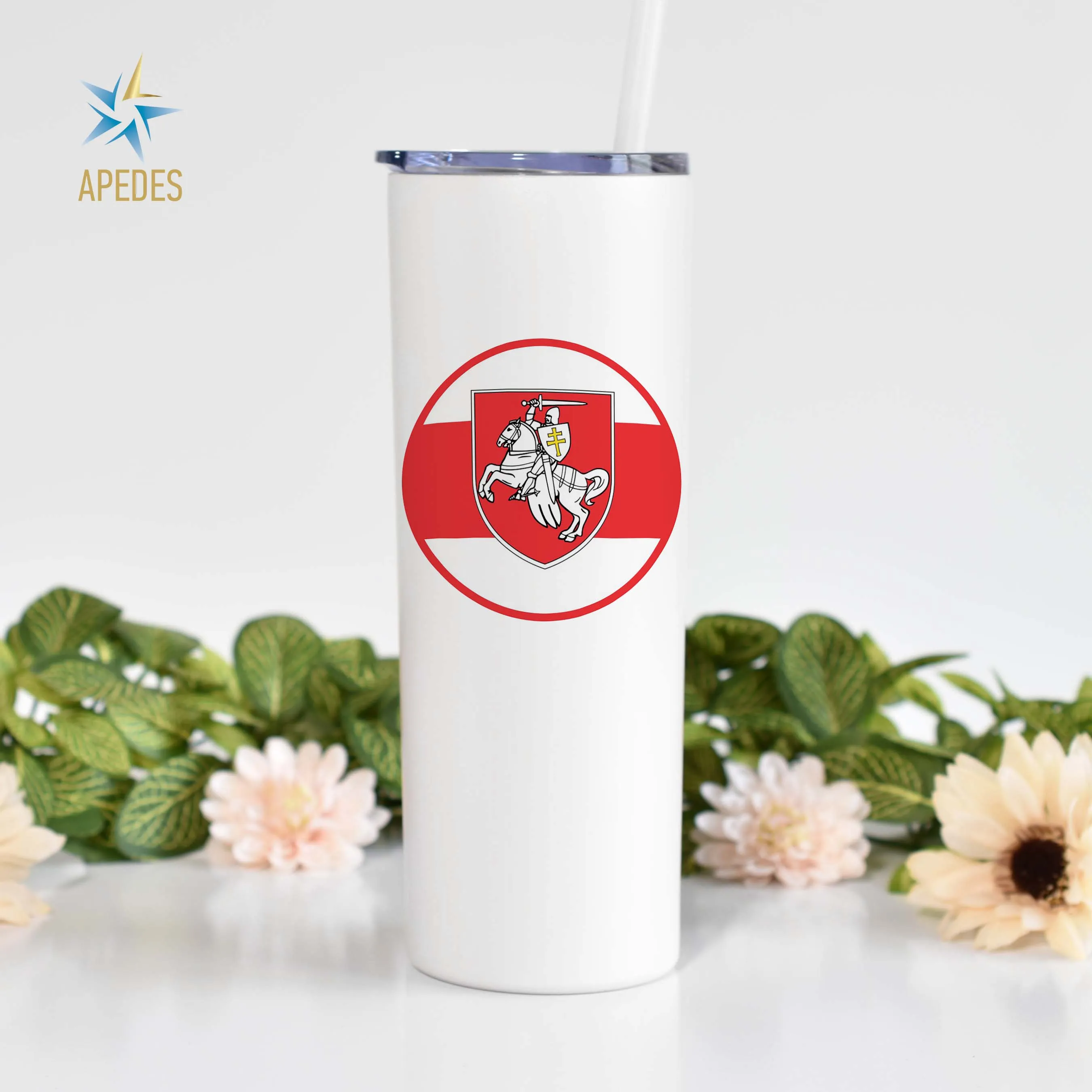 Belarus Pogonya Stainless Steel Skinny Tumbler 20 OZ