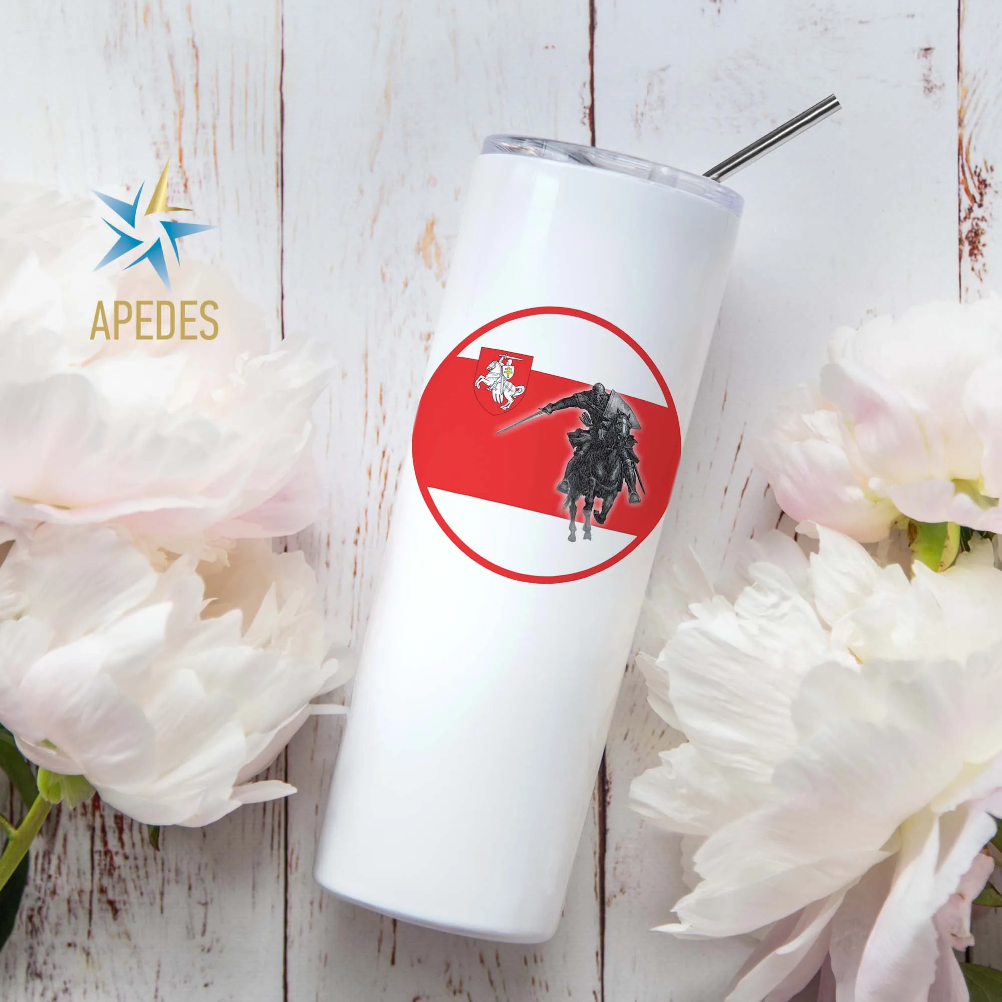 Belarus Pogonya Stainless Steel Skinny Tumbler 20 OZ
