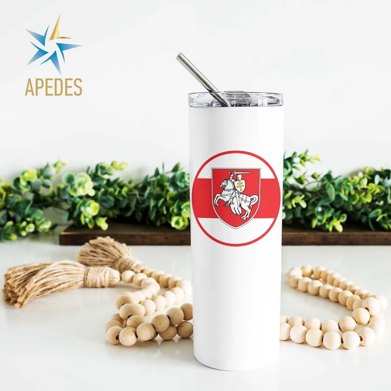 Belarus Pogonya Stainless Steel Skinny Tumbler 20 OZ
