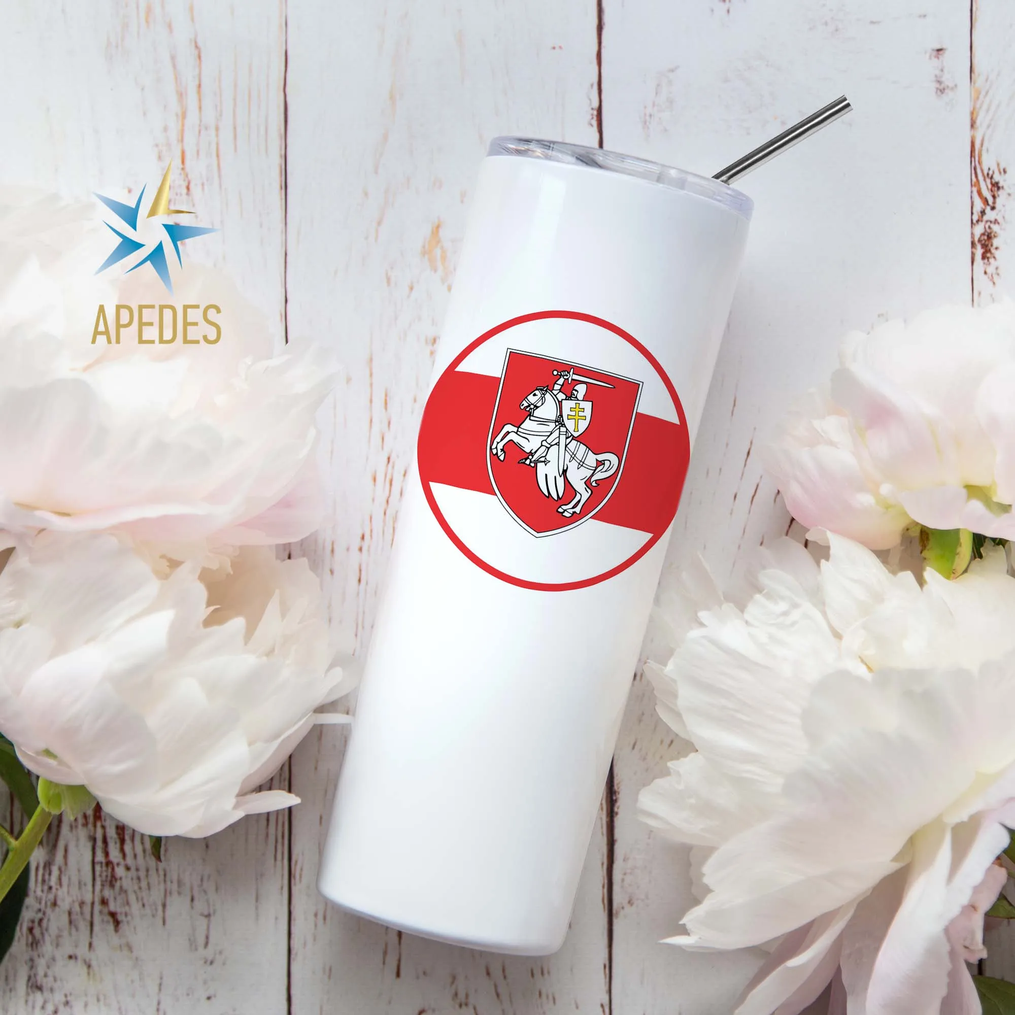 Belarus Pogonya Stainless Steel Skinny Tumbler 20 OZ