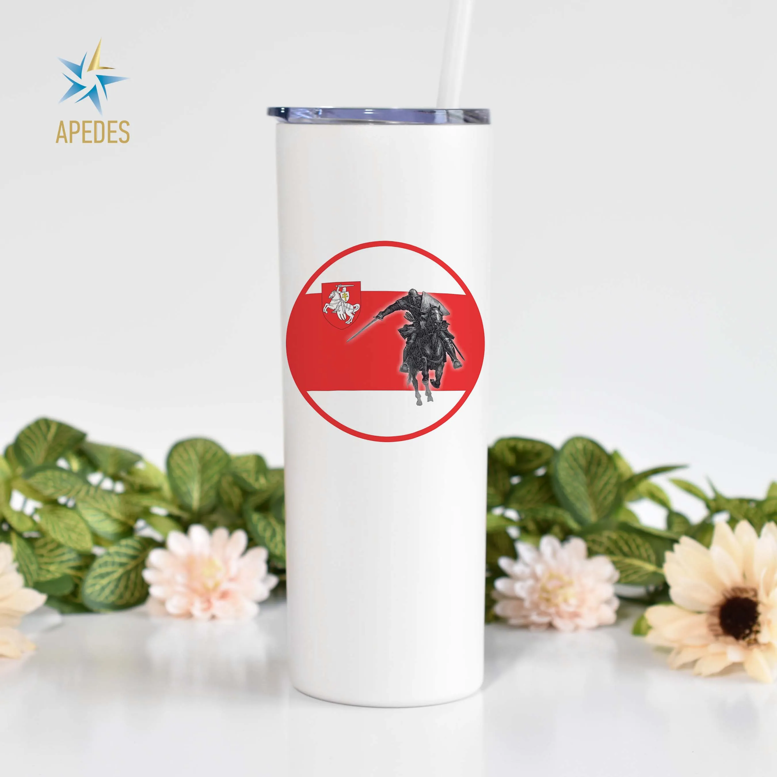 Belarus Pogonya Stainless Steel Skinny Tumbler 20 OZ
