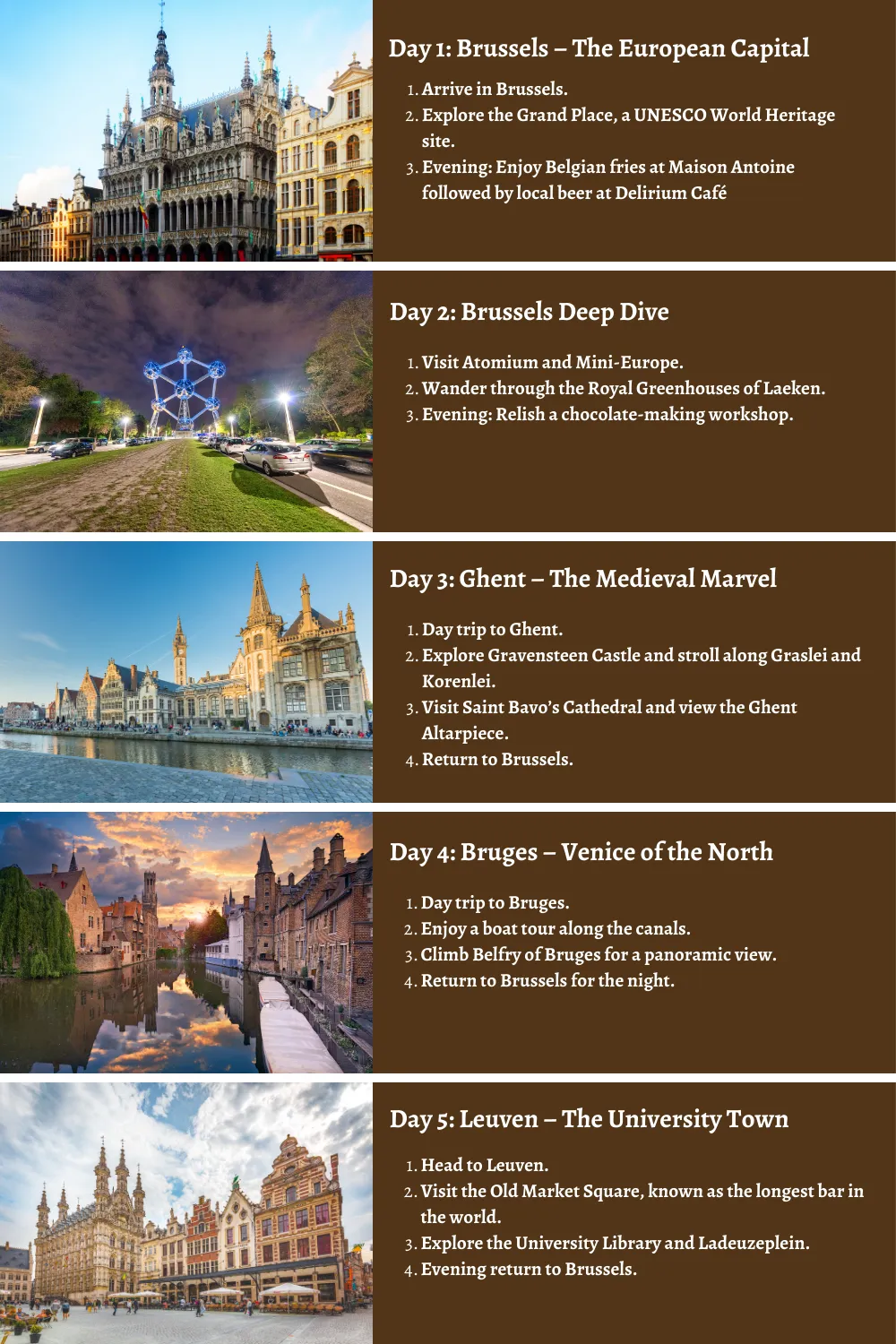 Belgium - From Cobblestones to Craft Brews: A Comprehensive 10-Day Guide