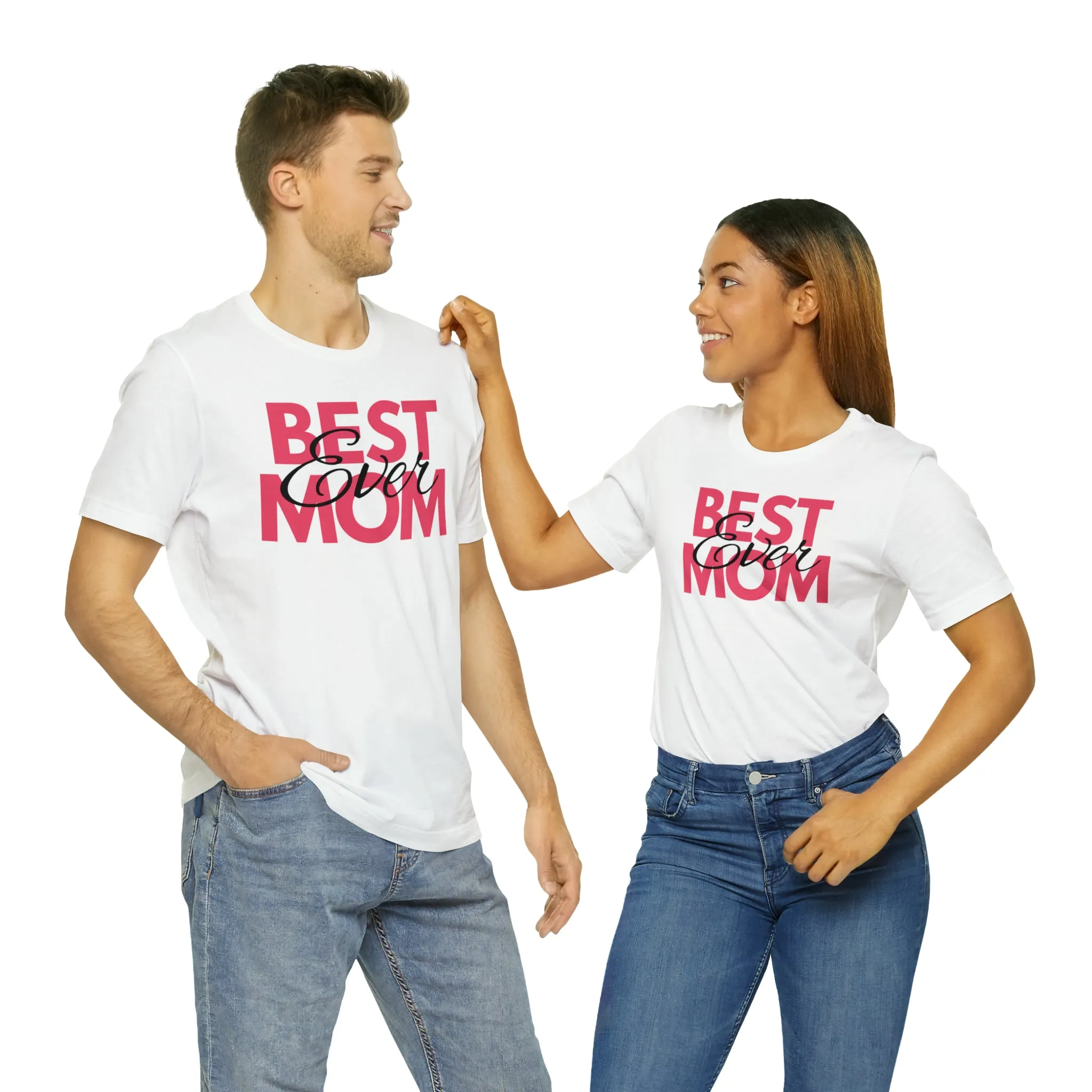 Best Mom Ever T-Shirt | Bestie Mom Tee |  Bella Canvas 3001 Unisex |  Mother Short Sleeve Tshirt