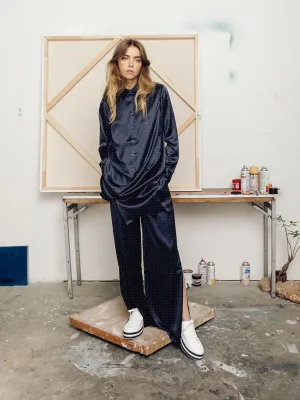 Between The Sheets Shirt Dress
