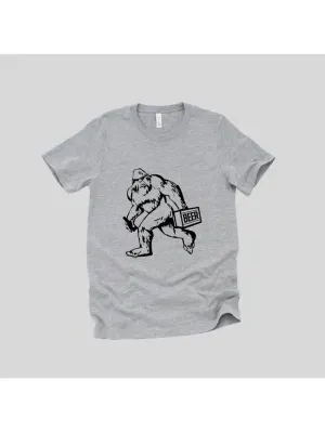 Bigfoot with Beer Shirt