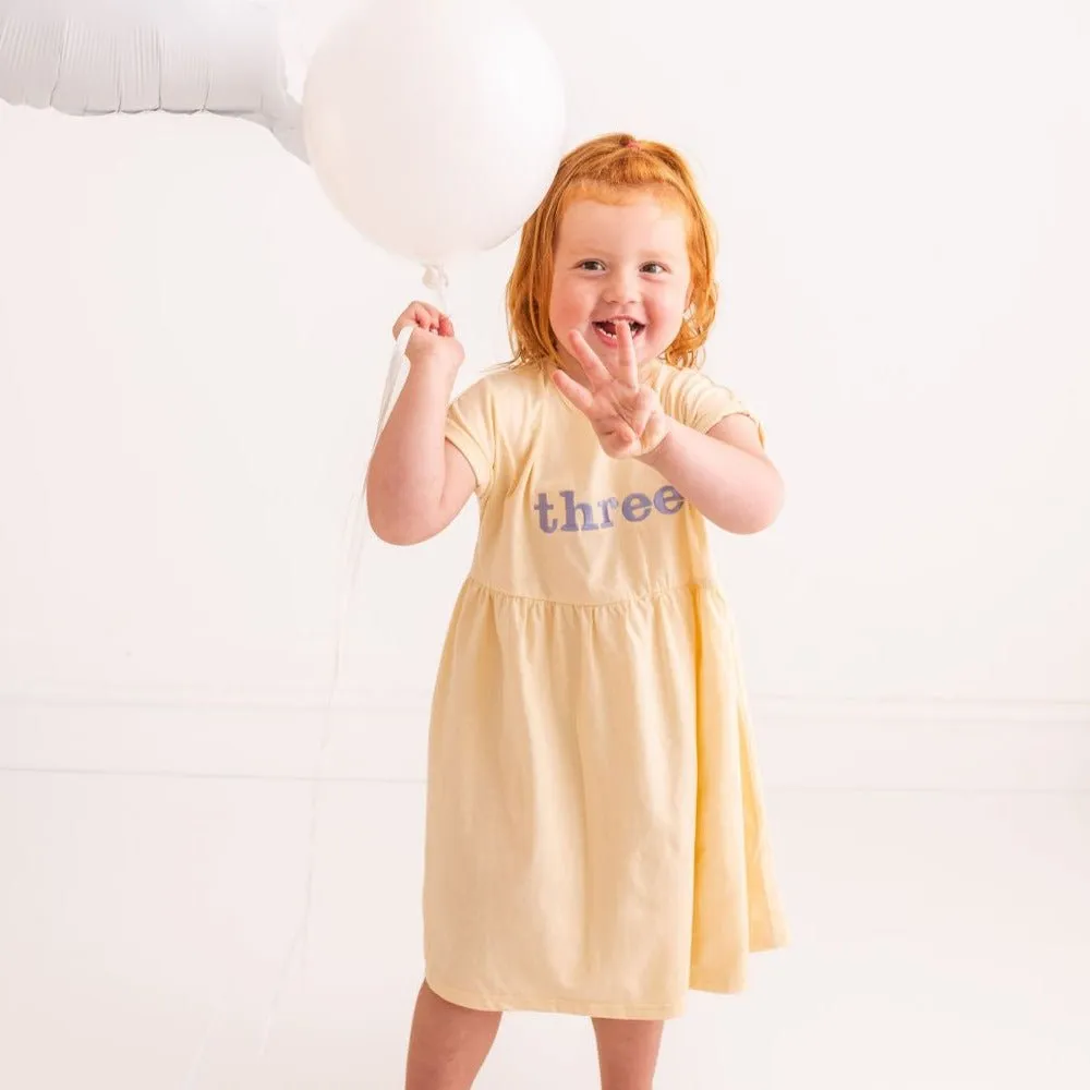 Birthday Embroidered Cotton Dress