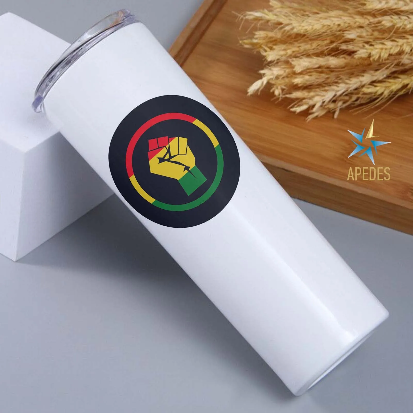 Black Lives Matter Stainless Steel Skinny Tumbler 20 OZ
