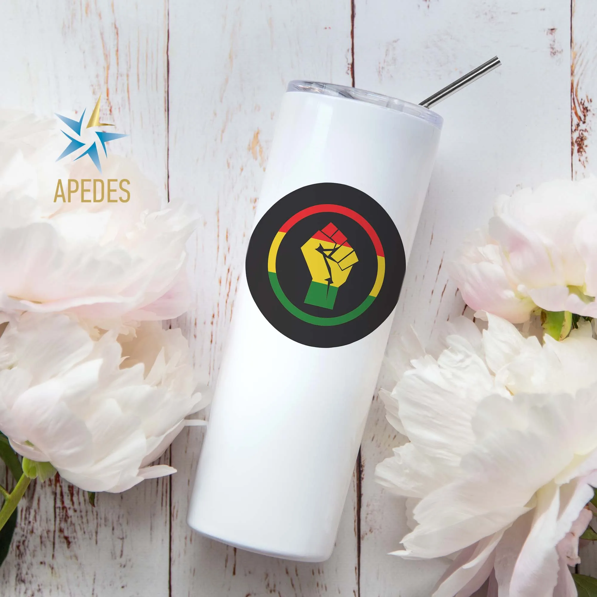 Black Lives Matter Stainless Steel Skinny Tumbler 20 OZ