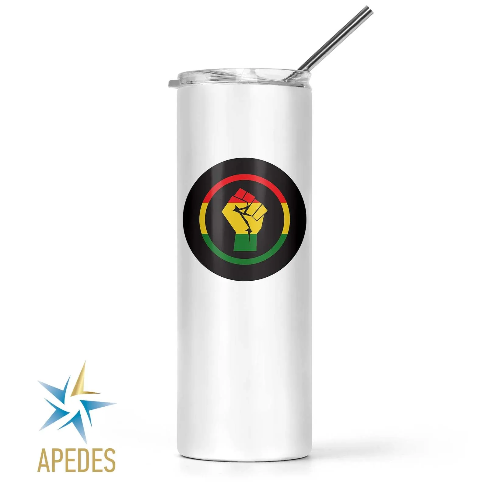 Black Lives Matter Stainless Steel Skinny Tumbler 20 OZ