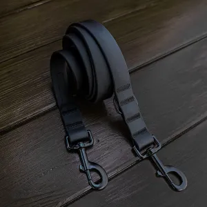 Black Waterproof Dog Leash