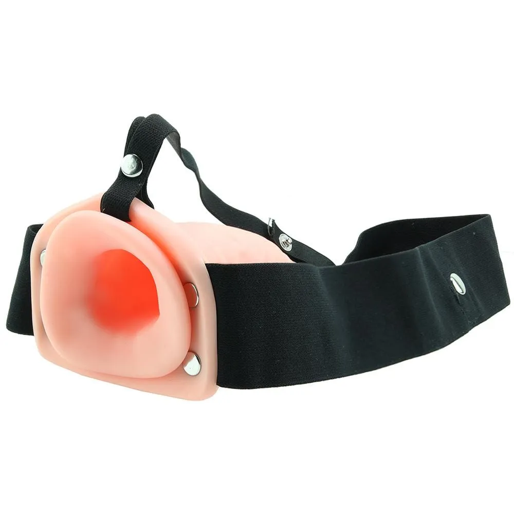 Blush Dr. Skin 6 Inch Hollow Strap-On in Vanilla