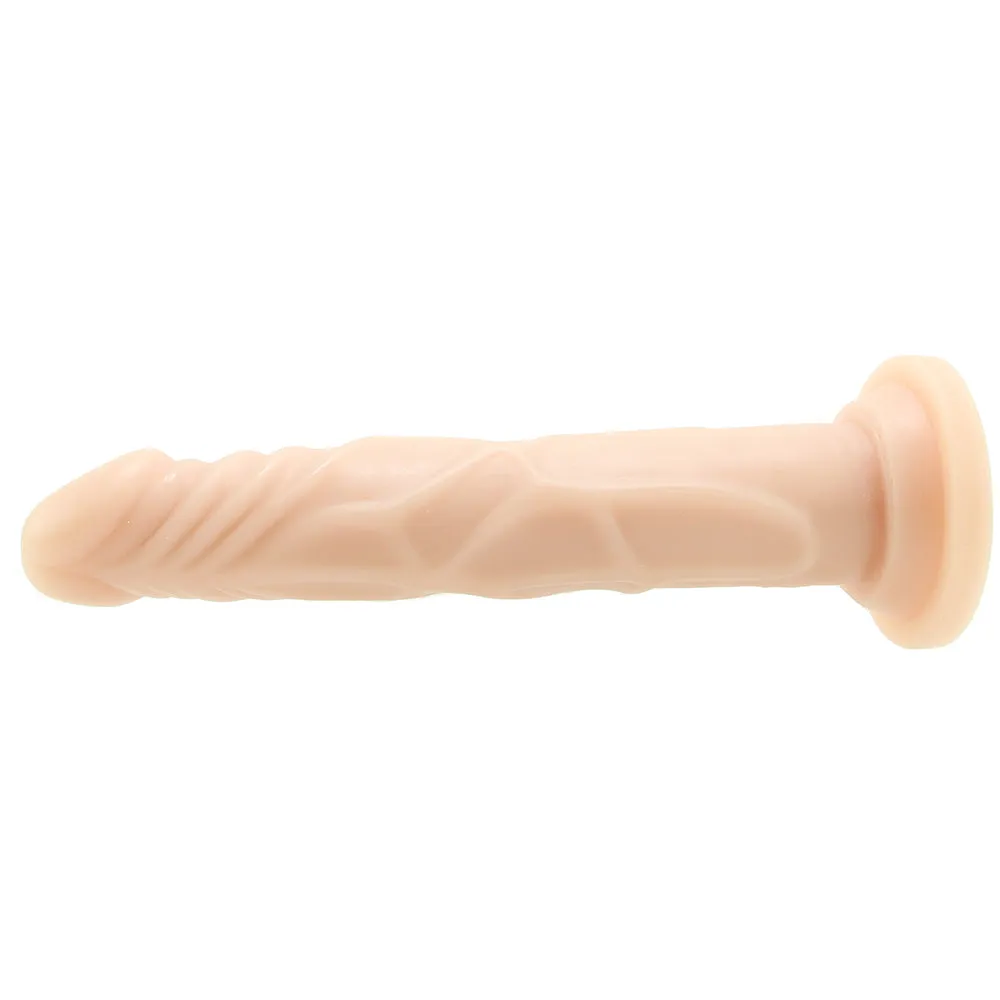 Blush Dr. Skin Basic 7.5 Realistic 7.5 in. Dildo with Suction Cup Beige