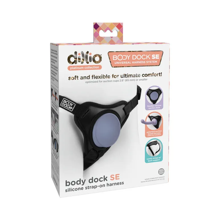 Body Dock Dillio Easy Beginners Suction Cup Strap-On Harness