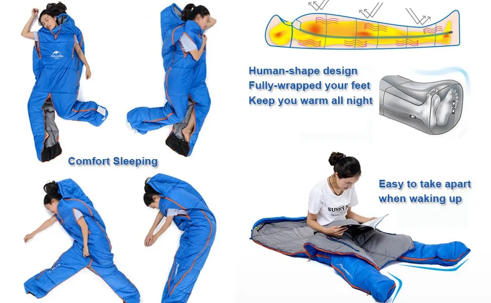 Body Shape Compression Waterproof Sleeping Bag