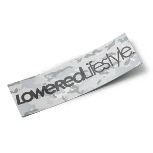 Box Sticker – Logo Snow Camo