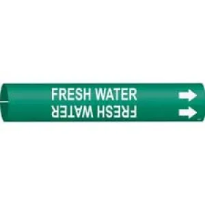 Brady FRESH WATER Snap-On/Strap-On Pipe Marker|Buy Online