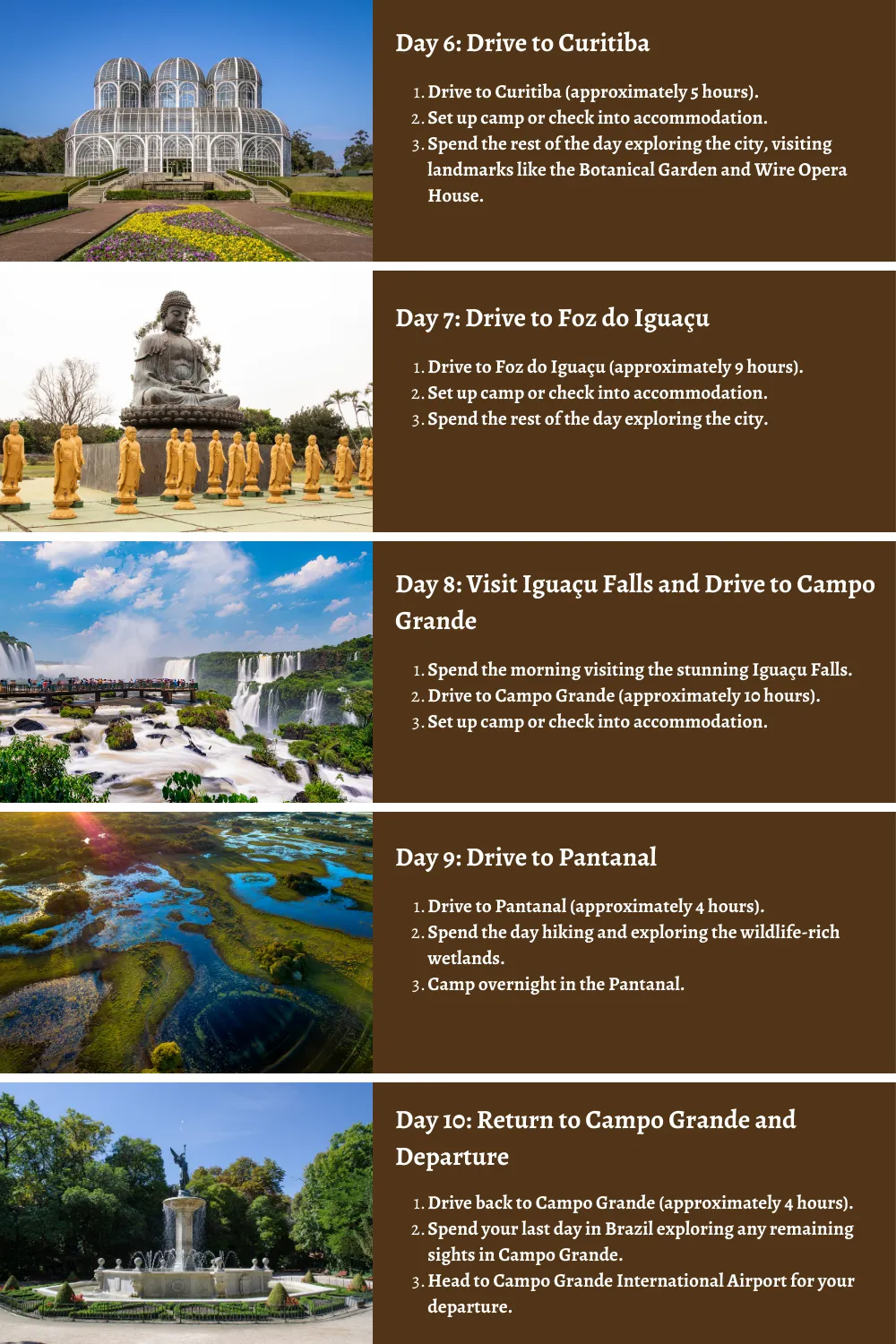 Brazil - From Amazon Rainforests to Copacabana Beach: A 10 Day Itinerary to Camping, Surfing, Climbing, Hiking, and Zip-Lining