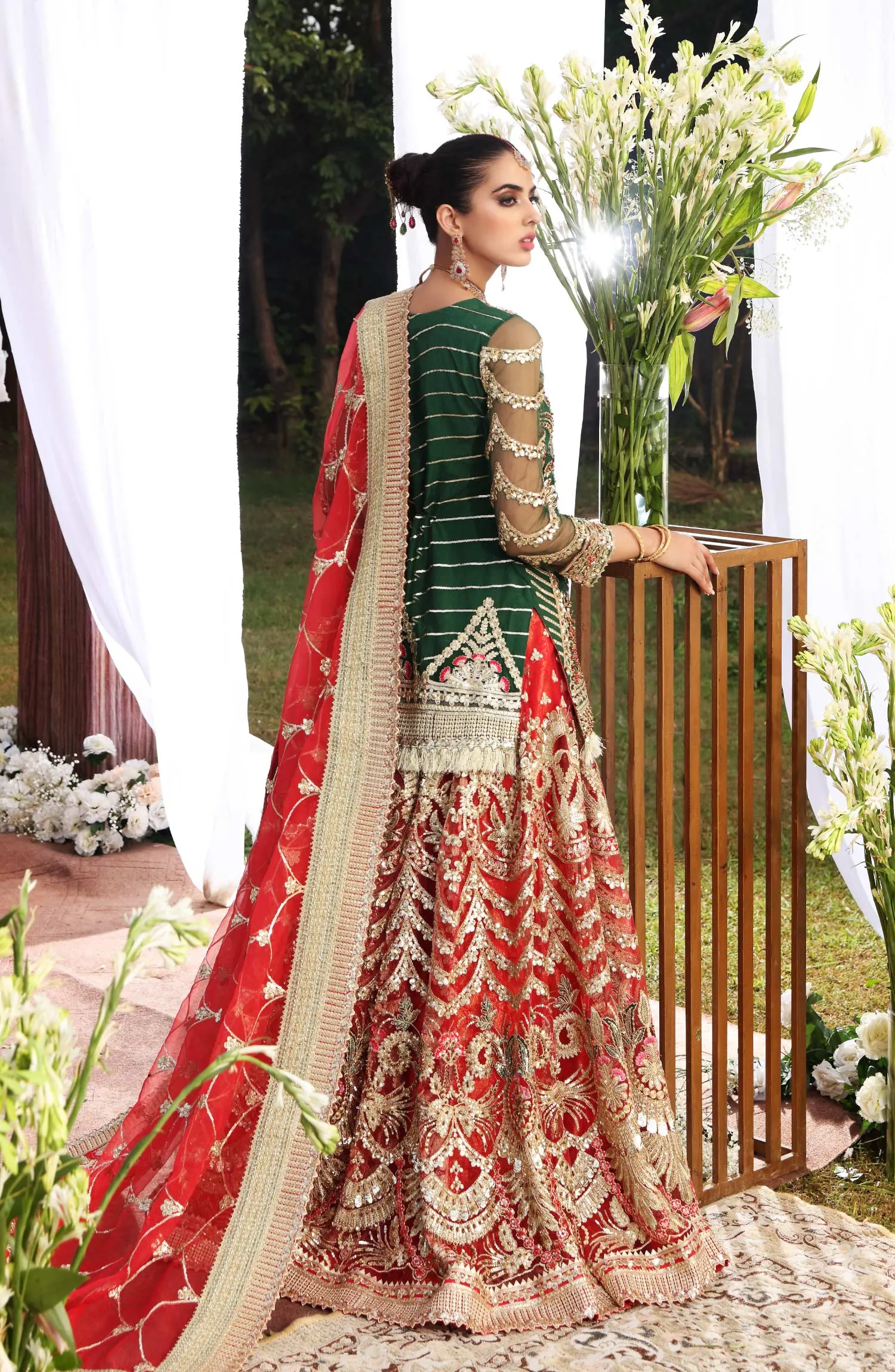 Bridal Lehnga - Dreamy Wonder (MBL-0008) | Maryum N Maria Luxury Bridal Collections | Embroidered Wedding Suits