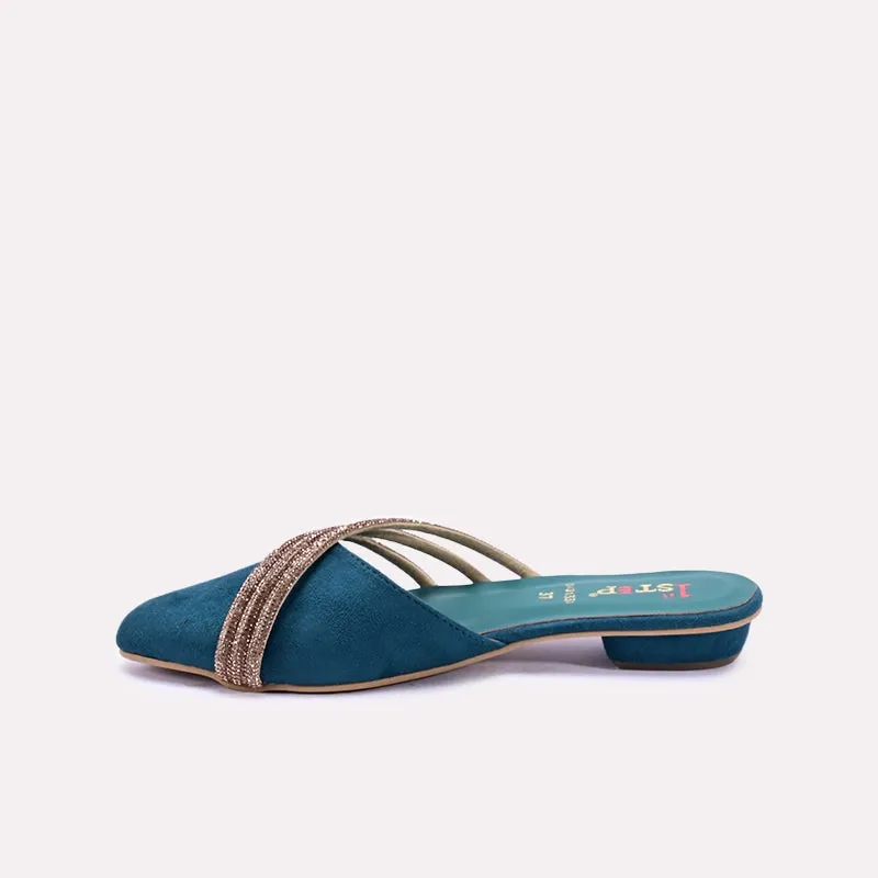Briella Green Fancy Mules 0431331