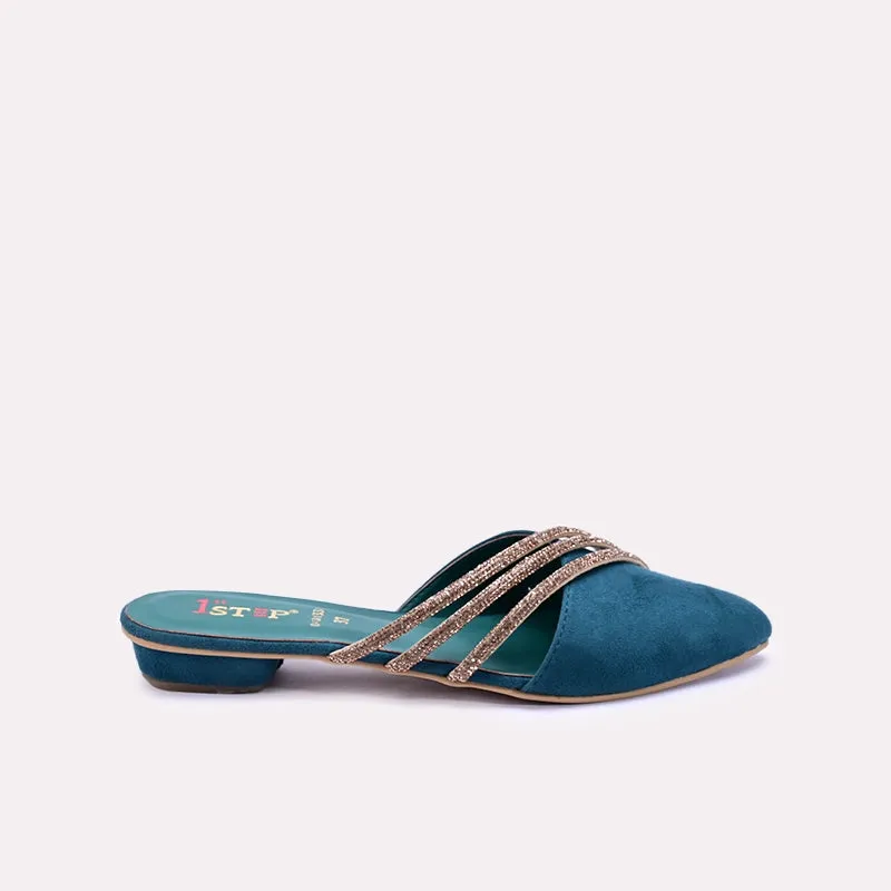 Briella Green Fancy Mules 0431331