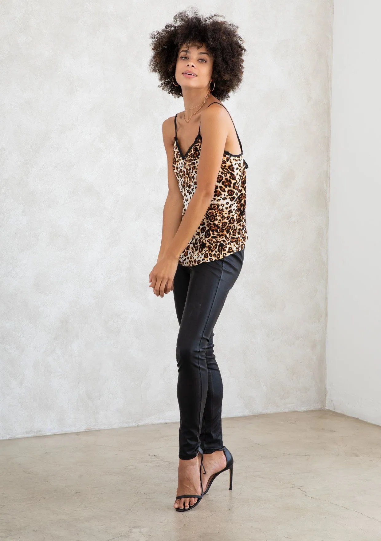 Brigitte Leopard Print Camisole