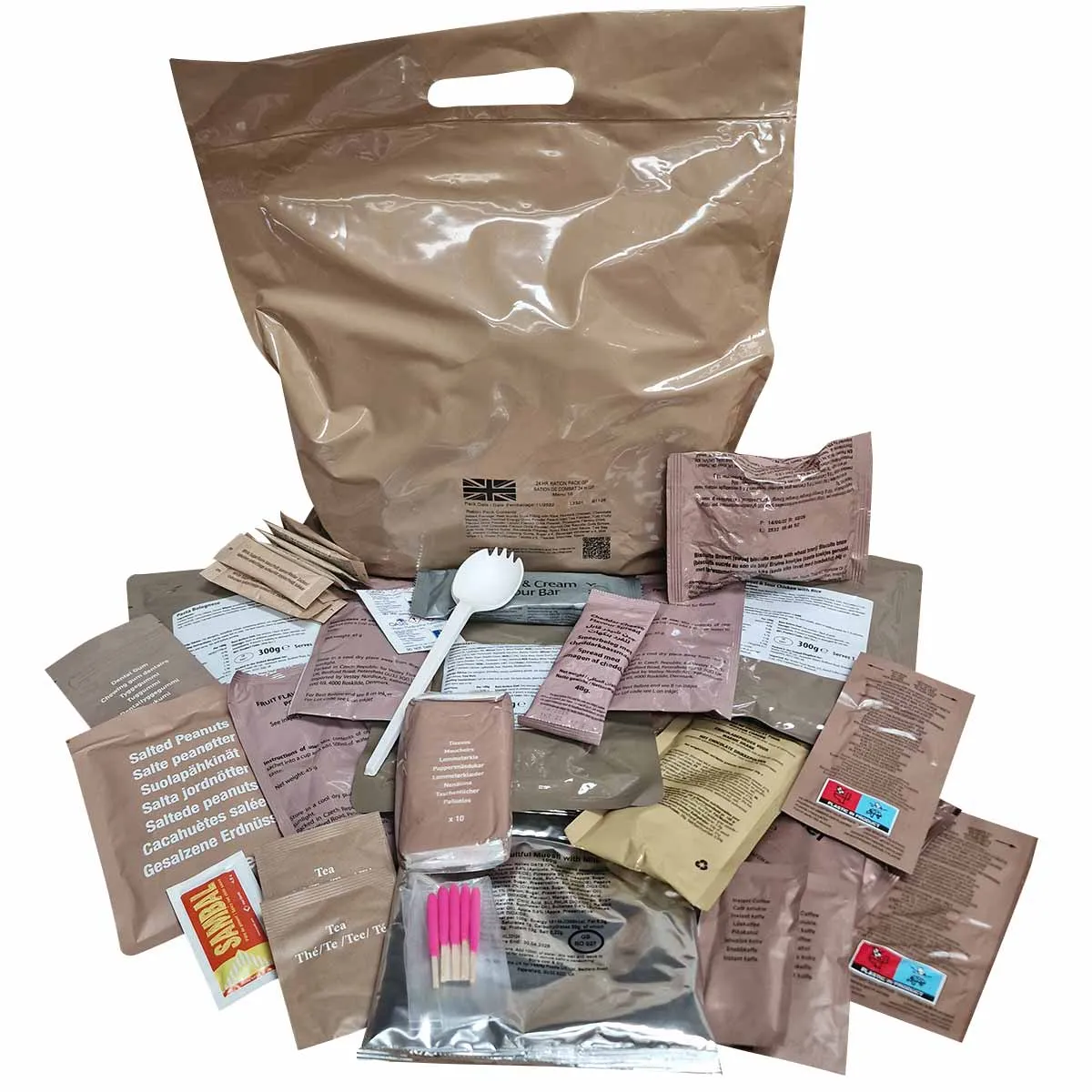 British Army 24 Hour GP Ration Pack Vegetarian - Menu 5