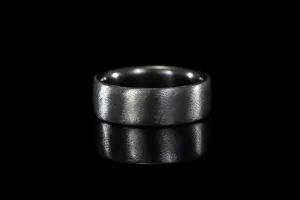 BRUSHED ZIRCONIUM MEN'S RING