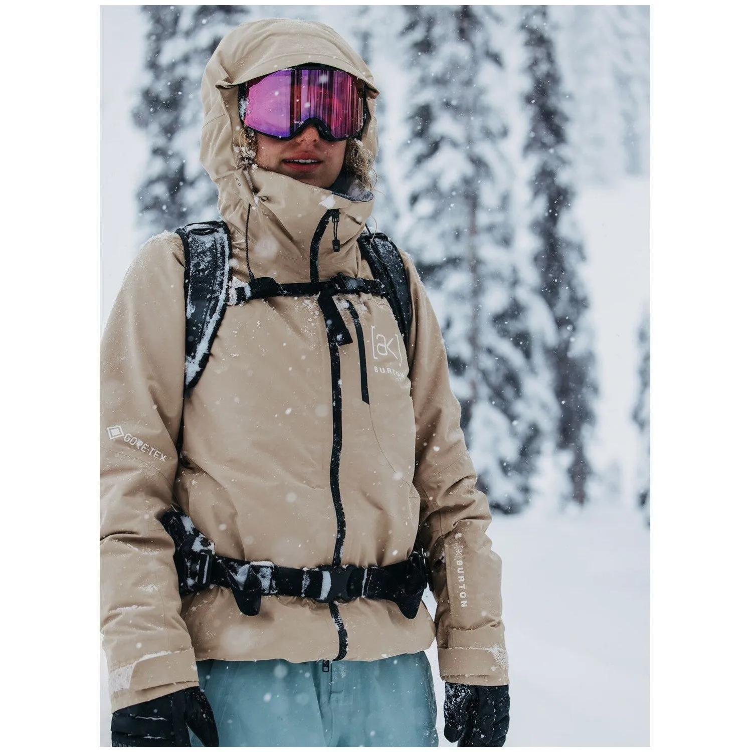 Burton [ak] Embark GORE-TEX Jacket Womens 2025 Summit Taupe